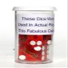 19mm Craps Dice Pair Matching Serial Numbers - Authentic Las Vegas Casino Table-Played Dice (Harrah's (Red Polished)) view 2