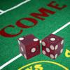 19mm Craps Dice Pair Matching Serial Numbers - Authentic Las Vegas Casino Table-Played Dice (Texas Station (Dark Red Polished)) view 3