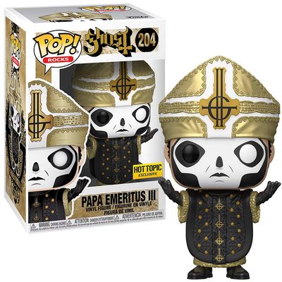 Funko Ghost Pop! Rocks Papa Emeritus III Vinyl Figure Hot Topic Exclusive Multi None