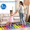 SUNLIN 6 ft. Floor Piano Mat for Kids & Toddlers, Giant Piano Mat, 24 Keys, 10 Built in Songs, 8 Instrument Sounds, Record & Playback, Song Booklet, Musical Toy Gift for Boys & Girls Age 3 4 5 6 7 8 9 view 4