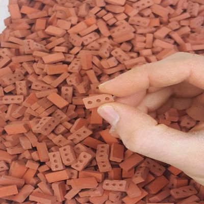 Acacia Grove Real Mini Red Bricks, 1/12 Scale (1000 Pack)