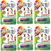 JA-RU Elastic Chinese Jump Rope (6 Skipping Rope) Colorful Stretchy Jump Rope for Kids. Boys and Girls Party Favor. Physical Education Equipment. Item #733-6s view 1