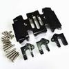 Aluminum Center Transmission Skid Plate and Mount Black Compatible with Axial SCX10 III AXI231009+AXI231010 view 1