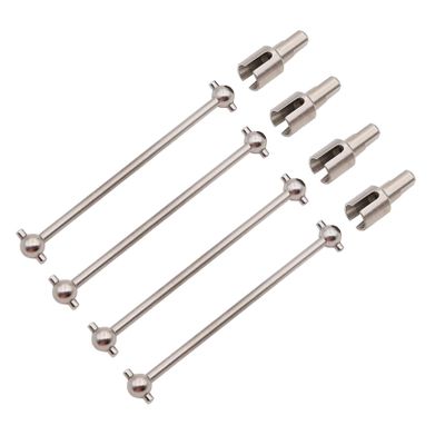 Treehobby Metal 4PCS Rear Dogbone shafts & 4PCS Differential Cups RC Cars Upgrade Parts for WLtoys 144001 1/14 RC Car Truck Buggy Replacement Accessories