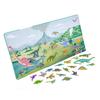 Dinosaurs Fridge Magnets for Kids, 50 PCS Refrigerator Magnets for Toddlers, Create a Scene Magnetic Play Sticker Book Travel Game Educational Toys for Kids view 2