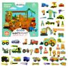 Construction Site Fridge Magnets for Toddlers, 50 PCS Refrigerator Magnets for Kids, Create a Scene Magnetic Play Sticker Book Travel Game Educational Toys for Kids view 1
