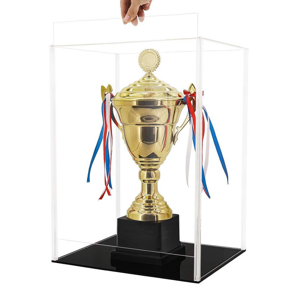 Odoria Clear Acrylic Assembly Required Display Box Case 20" High Figure Display Dustproof
