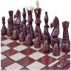Wooden Chess Pieces Embassy- Felted, Weighted, Nice Looking - Chessmen ONLY view 2