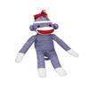 Made By Aliens Adorable Sock Monkey, The Original Traditional Hand Knitted Stuffed Animal Toy Gift-for Kids, Babies, Teens, Girls and Boys Baby Doll Present Puppet (20" Blue) view 2