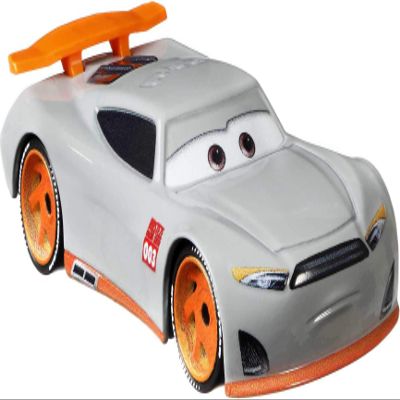 Disney Cars Toys Aiden 1:55 Scale Fan Favorite Character Vehicles for Racing and Storytelling Fun, Gift for Kids Ages 3 Years and Older, Multicolor