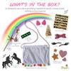 2Pepers Make Your Own Unicorn Purse Kit, Arts and Crafts for Kids, DIY Unicorns Gifts for Girls Ages 3 4 5 6 7 8 Years and Up (No Sewing Needed), Magical Unicorn Toy Bag, Creative Girl's Project view 4