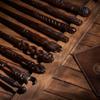 Handicraftviet - Hand Carved Wooden Magic Wand, Magic Wands for Wizards/Collectible Cosplay Magical/Magical Gift for Halloween, Christmas and Birthday Party,15 inch (S1) view 3