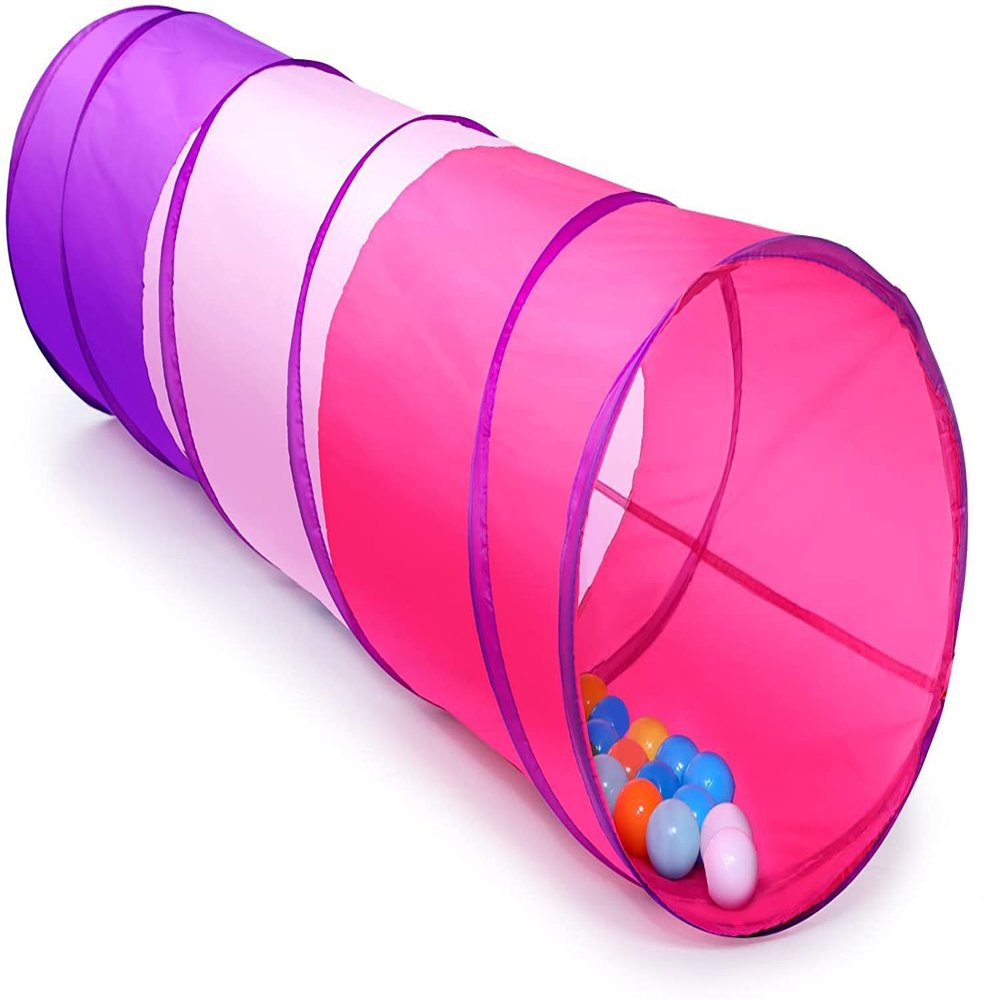 PigPigPen Kids Tunnel for Toddlers,Pop Up Play Tunnel Tent for Babies or Dogs, Indoor & Outdoor Toys for Kids Backyard Playset