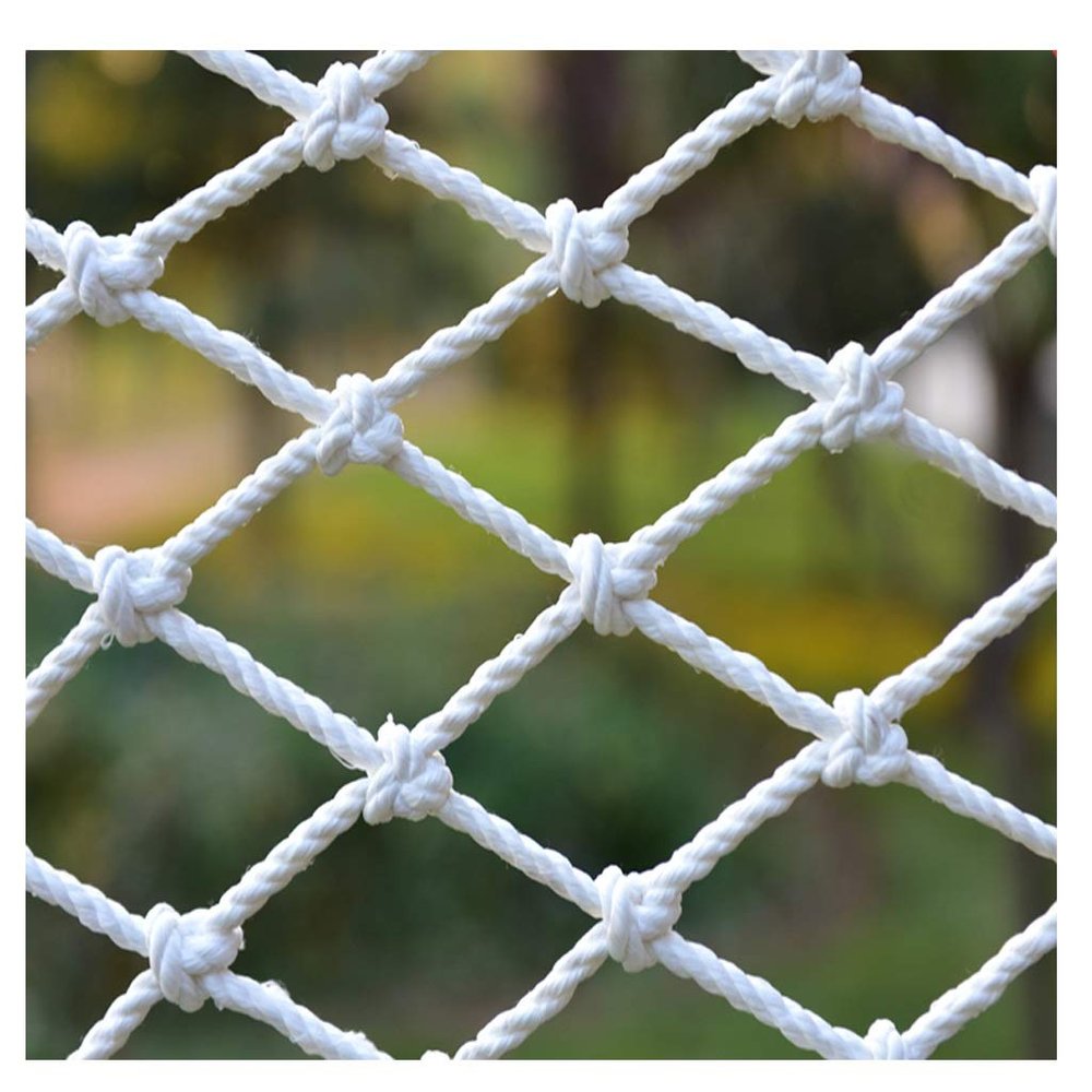 Child Safety Net Garden Decorative Net Protective Net Protection Netting Nylon Multi-Purpose Child Safety Net Cargo Net Crib Netting Fence Nets White Dia 8mm