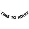 18th Birthday Decoration Time to Adult Banner Happy 18th Birthday Decorations, Back in 2007 Vintage Banner Party Supplies, Glitter 18 Years Party Supplies Sign for Girls Boys view 1