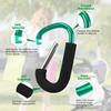 Yinpecly 2 Pack Stroller Hooks by Baby, 5.51 inch Length Large Stroller Hooks for Mommy, Convenient Organizer Hook Bag Clips Pram Pushchair Grocery or Diaper Bags Holder, Green view 4