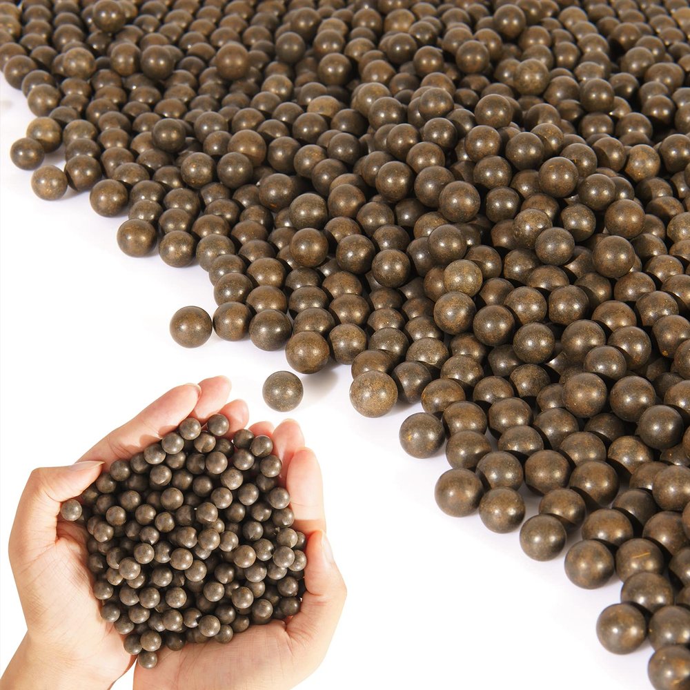 KISEER 2500 Pcs 3/8 Inch Slingshot Ammo Ball Natural Biodegradable Clay Slingshot Ball
