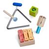 HABA 305922 Musical Sounds Musical Joy- with Its Triangle, Jingle Bell Block, Mini metallophone and Rattle, Different Sounds and Composing Simple melodies. Ages 2 and Up (Made in Germany) view 1
