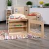 EMMA + OLIVER Children's Wooden Kitchen Stove with Turnable Knobs for Commercial or Home Use view 3