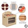 EMMA + OLIVER Children's Wooden Kitchen Stove with Turnable Knobs for Commercial or Home Use view 4