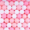 Thenese Ball Pit Balls for Kids, 200 pcs 2.15 Inches Small Size Thicken Soft Plastic Crush Proof Ball Pit Balls BPA Phthalate Free Baby Toddler Toy Ball with 3 Color White Pink Light Pink view 1