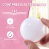 Thenese Ball Pit Balls for Kids, 200 pcs 2.15 Inches Small Size Thicken Soft Plastic Crush Proof Ball Pit Balls BPA Phthalate Free Baby Toddler Toy Ball with 3 Color White Pink Light Pink view 3