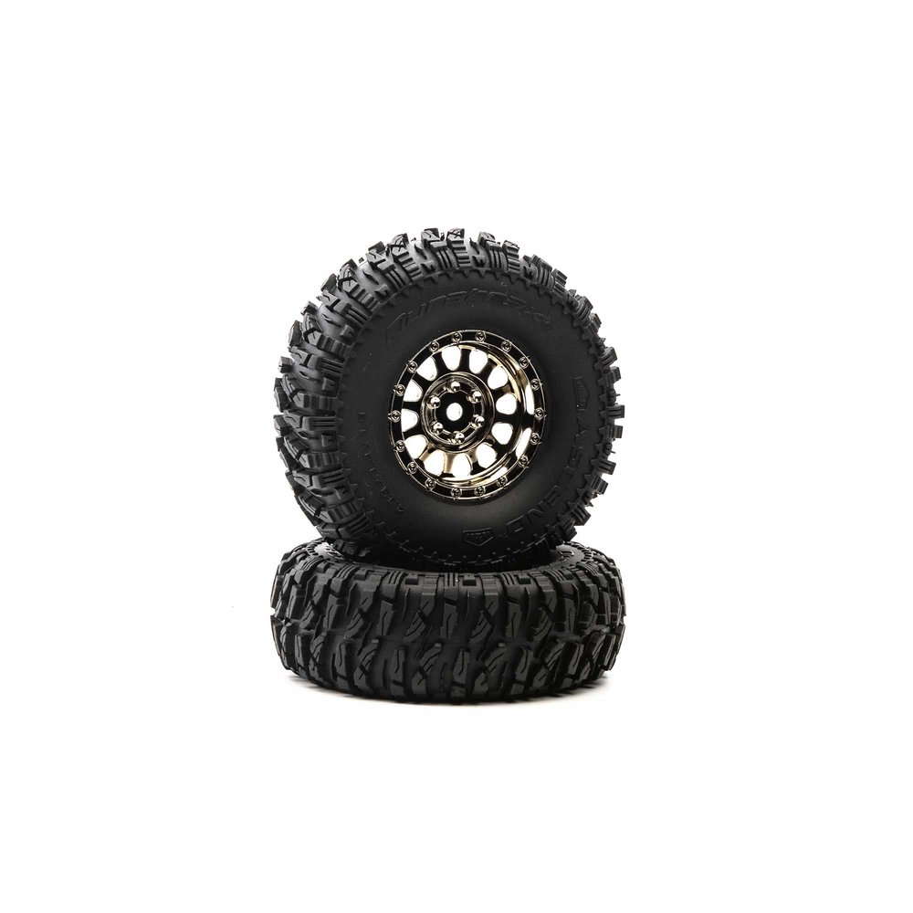 Duratrax Class 1 Ascend CR C3 1.9 Blk/Chr 2 DTXC4072 RC Tire