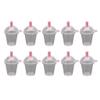 10Pc Coffee Cup Dollhouse Miniature Handmade Food Supply Keychain Jewelry Making view 1