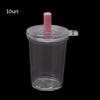 10Pc Coffee Cup Dollhouse Miniature Handmade Food Supply Keychain Jewelry Making view 2