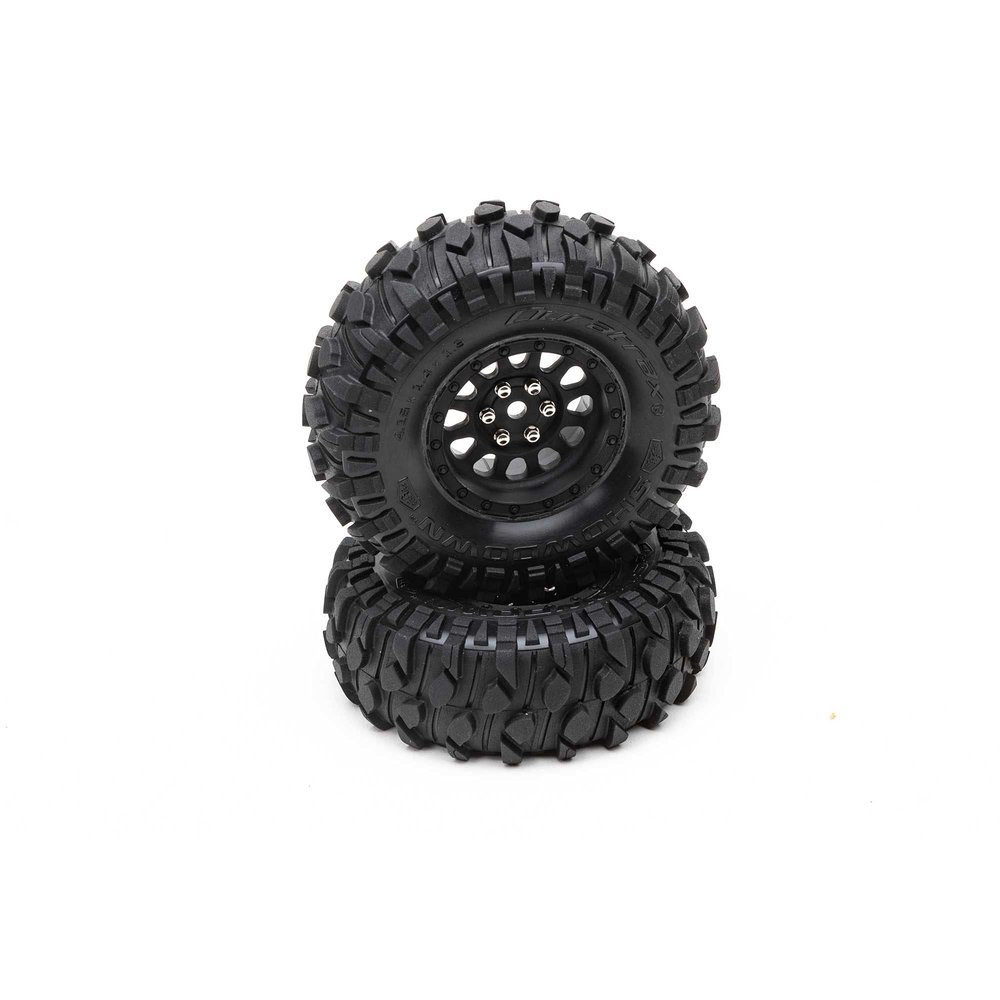 Duratrax Class 1 Showdown CR C3 Mntd 1.9 Blk 2 DTXC4074 RC Tire