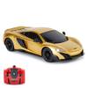 CMJ RC Cars: McLaren 675LT - Gold - 1:24 Scale, Remote Control Radio Vehicle, 2.4 Ghz, LED Headlights, Indoor-Outdoor Racing Toy, Licensed Model view 1