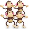 4E's Novelty Inflatable Monkeys - Pack of 4-27 Inch Large Monkeys Inflatables For Jungle Decor, Safari Birthday Decorations, Kids Animal Party Supplies, Baby Shower Favors view 1