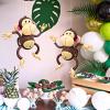 4E's Novelty Inflatable Monkeys - Pack of 4-27 Inch Large Monkeys Inflatables For Jungle Decor, Safari Birthday Decorations, Kids Animal Party Supplies, Baby Shower Favors view 4