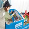 Hape Wooden Blue Foldable Ride-on Train Table view 4