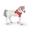 Papo - Hand-Painted - Figurine - Horses,Foals and Ponies - White Arabian Horse in Parade dress-51568 - Collectible - for Children - Suitable for Boys and Girls - from 3 Years Old view 1