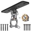 Dolibest Heavy Duty Swing Hanger, Swing Set Accessorie for Indoor Outdoor Playground, Porch Swing Hanging Kit for Wooden and Concrete Set with 4 Wood Screws and 4 Expansion Bolts, 900LB . view 1