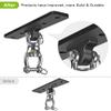 Dolibest Heavy Duty Swing Hanger, Swing Set Accessorie for Indoor Outdoor Playground, Porch Swing Hanging Kit for Wooden and Concrete Set with 4 Wood Screws and 4 Expansion Bolts, 900LB . view 2