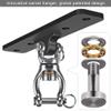 Dolibest Heavy Duty Swing Hanger, Swing Set Accessorie for Indoor Outdoor Playground, Porch Swing Hanging Kit for Wooden and Concrete Set with 4 Wood Screws and 4 Expansion Bolts, 900LB . view 3