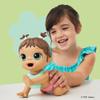 Baby Alive Lil Snacks Doll, Eats and Poops, Snack-Themed 8-Inch Baby Doll, Snack Box Mold, Toy for Kids Ages 3 and Up, Brown Hair view 3