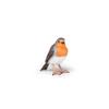 Papo - Robin - Realistic Figurine - 3 Years Old - Garden Animals Collection - Hand Painted - Educational Realistic Bird Toy - Faithfull Details - 5 cm - Gift idea - Robin Bird Toy - Wildlife Figurine view 4