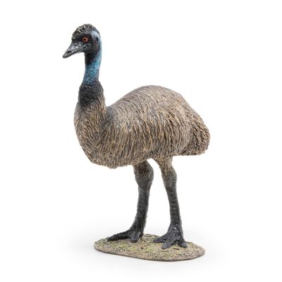 Papo - Emu - Realistic Figurine - for Ages 3+ - Wild Animal Kingdom Collection - Hand Painted - Highly Detailed - Durable and Educational - Gift Idea - Collectable - emu Figurine - Wild Bird Model