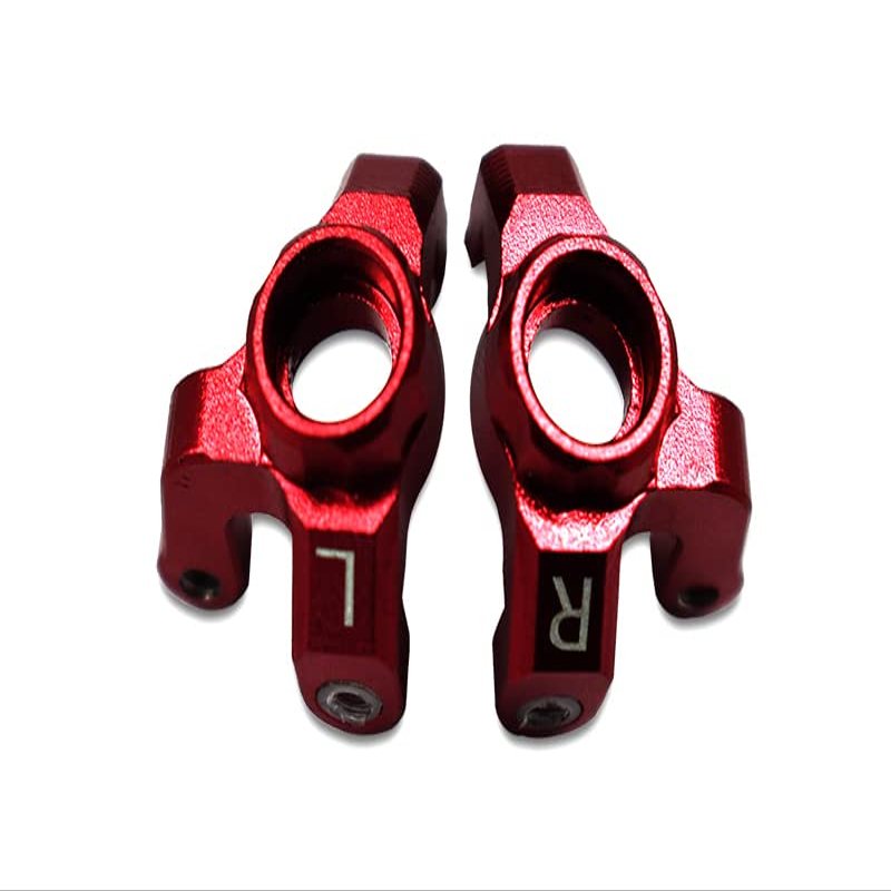 2pc Set Losi 1/18 2Wd Mini-T 2.0 Los01015 Aluminum Stabilizing Mount for Front Upper Arm Tie Rods by GPM (red)