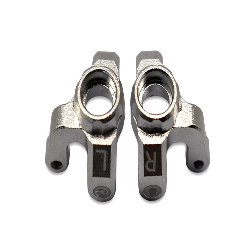 2pc Set Losi 1/18 2Wd Mini-T 2.0 Los01015 Aluminum Stabilizing Mount for Front Upper Arm Tie Rods by GPM (Silver)