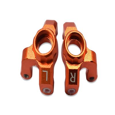 2pc Set Losi 1/18 2Wd Mini-T 2.0 Los01015 Aluminum Stabilizing Mount for Front Upper Arm Tie Rods by GPM (Orange)