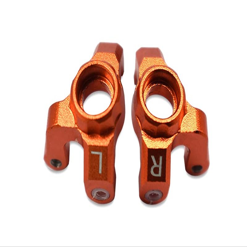 2pc Set Losi 1/18 2Wd Mini-T 2.0 Los01015 Aluminum Stabilizing Mount for Front Upper Arm Tie Rods by GPM (Orange)