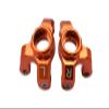 2pc Set Losi 1/18 2Wd Mini-T 2.0 Los01015 Aluminum Stabilizing Mount for Front Upper Arm Tie Rods by GPM (Orange) view 1