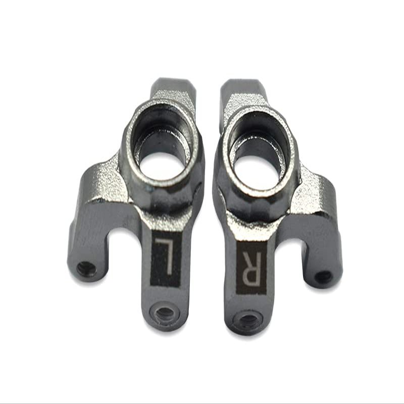 2pc Set Losi 1/18 2Wd Mini-T 2.0 Los01015 Aluminum Stabilizing Mount for Front Upper Arm Tie Rods by GPM (Gray)