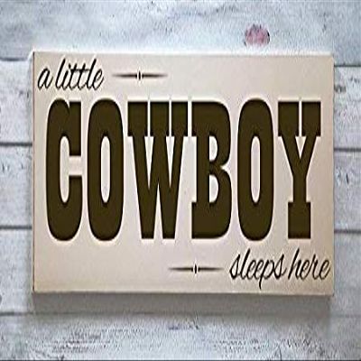 15x46cm Cowboy Child Room Decor Cowboy Nursery Cowboy Child Room Cowboy Decor Western Decor Western Nursery Western Theme Room Sayings Home Decor Wall Art Plaque Sign Presents 819661