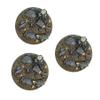 War World Gaming Fantasy Forest Resin Bases  Set of 3 Round 50mm Bases for 20-28mm Scale Miniatures view 1