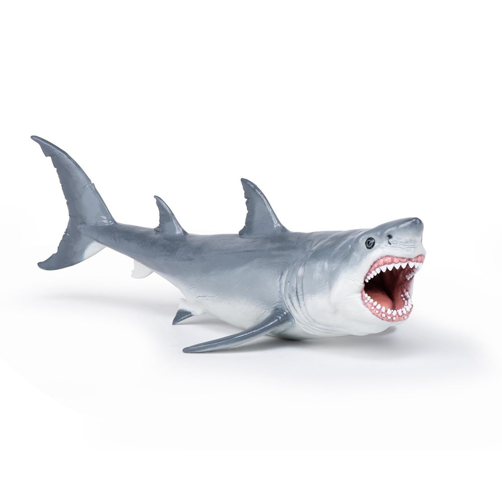 PAPO - Megalodon - Realistic Figurine - for Ages 3+ - Dinosaurs Collection - Hand Painted - Highly Detailed - Durable and Educational - Gift Idea - Collectable - Megalodon Toy - Prehistoric Shark